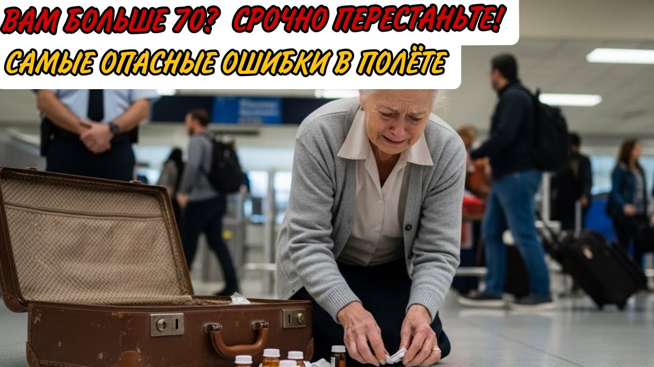 Летаете после 70  лет? НЕ ВЗДУМАЙТЕ СОВЕРШИТЬ ЭТИ СТРАШНЫЕ ОШИБКИ!