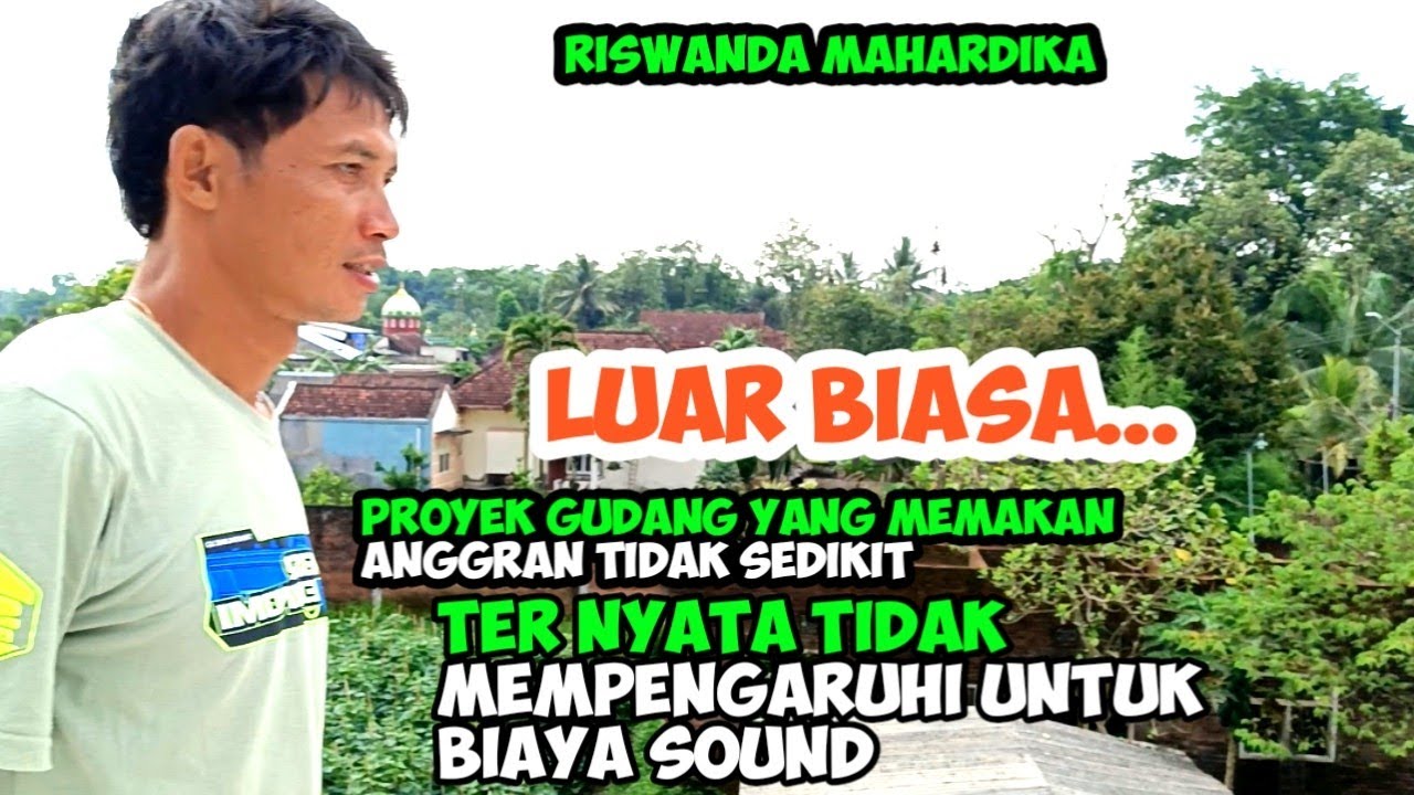 UNTUK PROYEK TERNYATA SUDAH MEMAKAN ANGGARAN SEBANYAK INI,, DAN UNTUK SOND SUDAH ADA BIAYA SENDIRI,