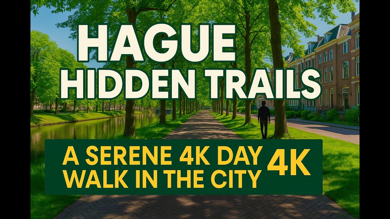 Hague Hidden Trails | A Serene 4K Day Walk in The City