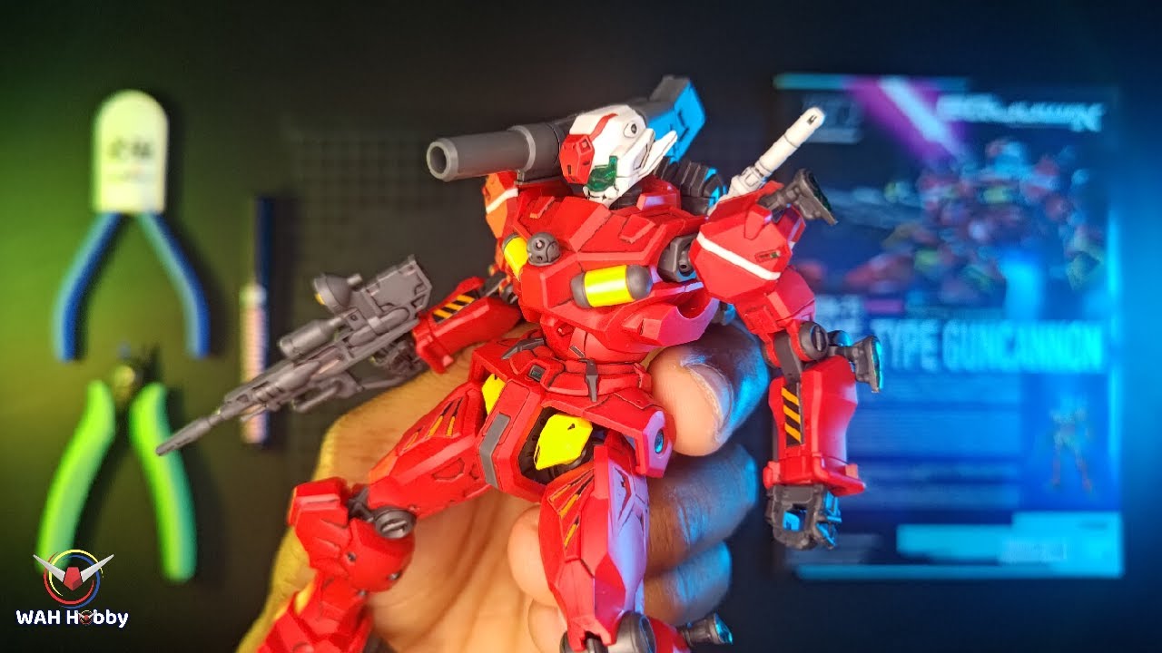 HG Light-Type Guncannon | ♬ Satisfying beat building | ASMR Build