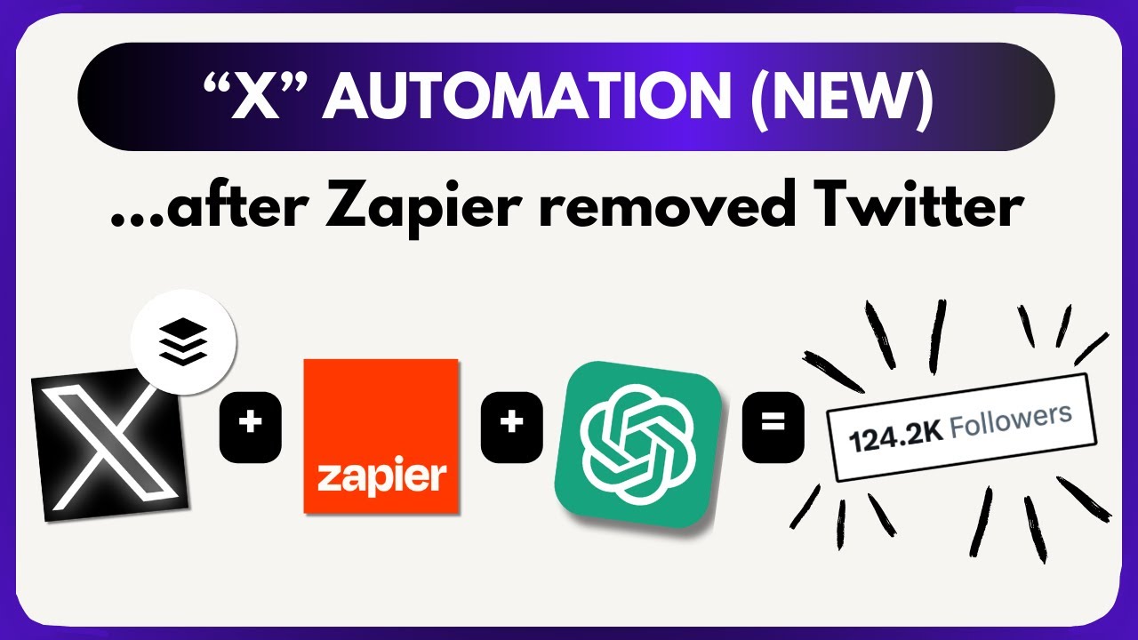 Automate X (Twitter) so it grows itself (after Zapier removed Twitter)