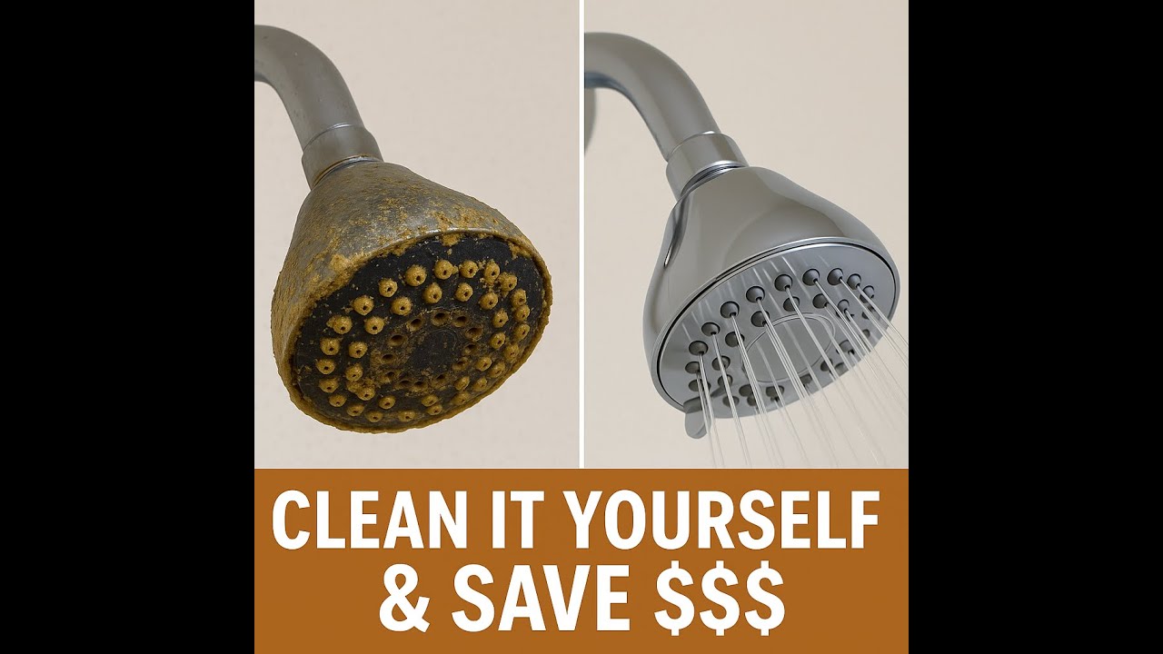 DIY Shower Head Cleaning – Remove Calcium & Hard Water in Minutes!”#diy #howto #cleaning #savemoney