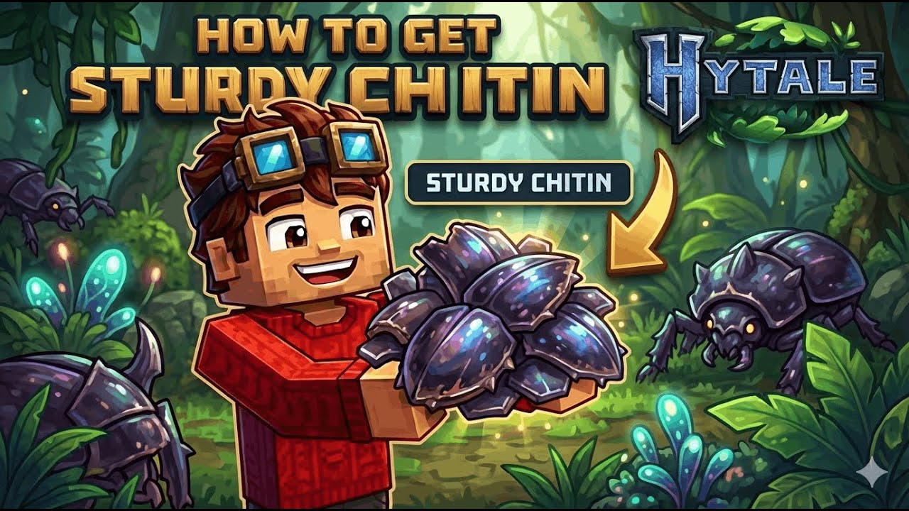 How to get Sturdy Chitin in Hytale