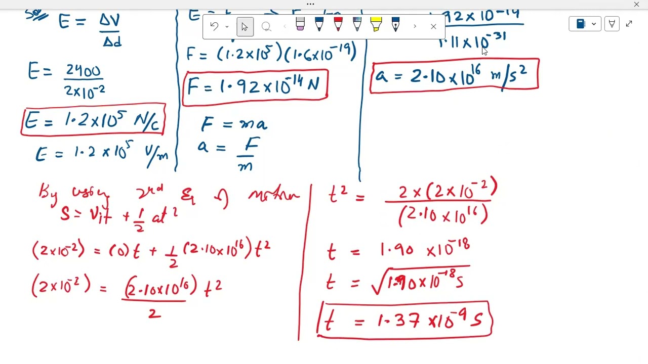 Electric Fields   Problems part 6
