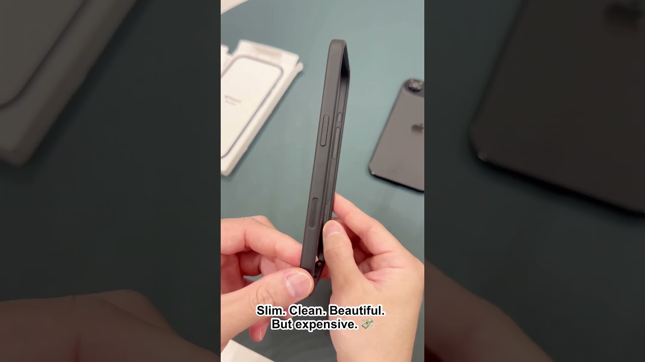 Unboxing and testing the iPhone Air Bumper Case! | 아이폰 에어 범퍼 케이스 착용!