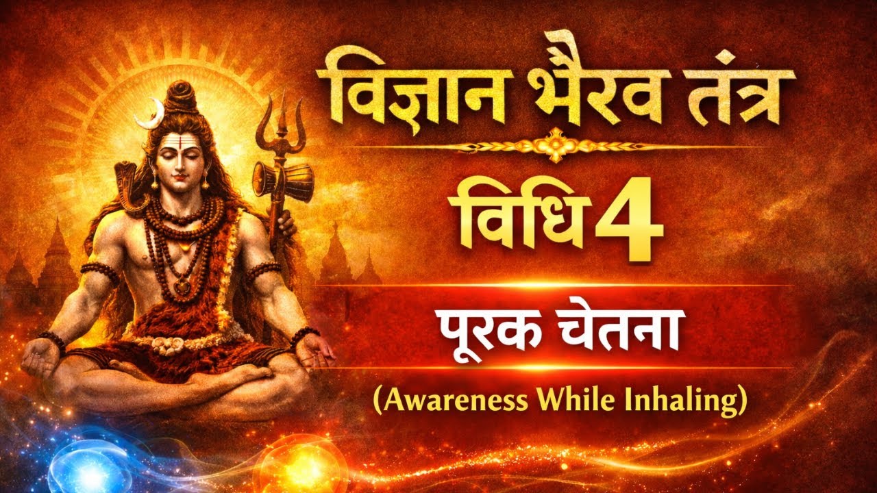 विज्ञान भैरव तंत्र – विधि 4 | Vigyan Bhairav Tantra | Awareness While Inhaling | साँस भरते समय ध्यान