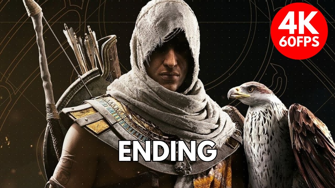 ASSASSINS CREED ORIGINS Walkthrough ENDING I 4K 60 FPS - No Commentary
