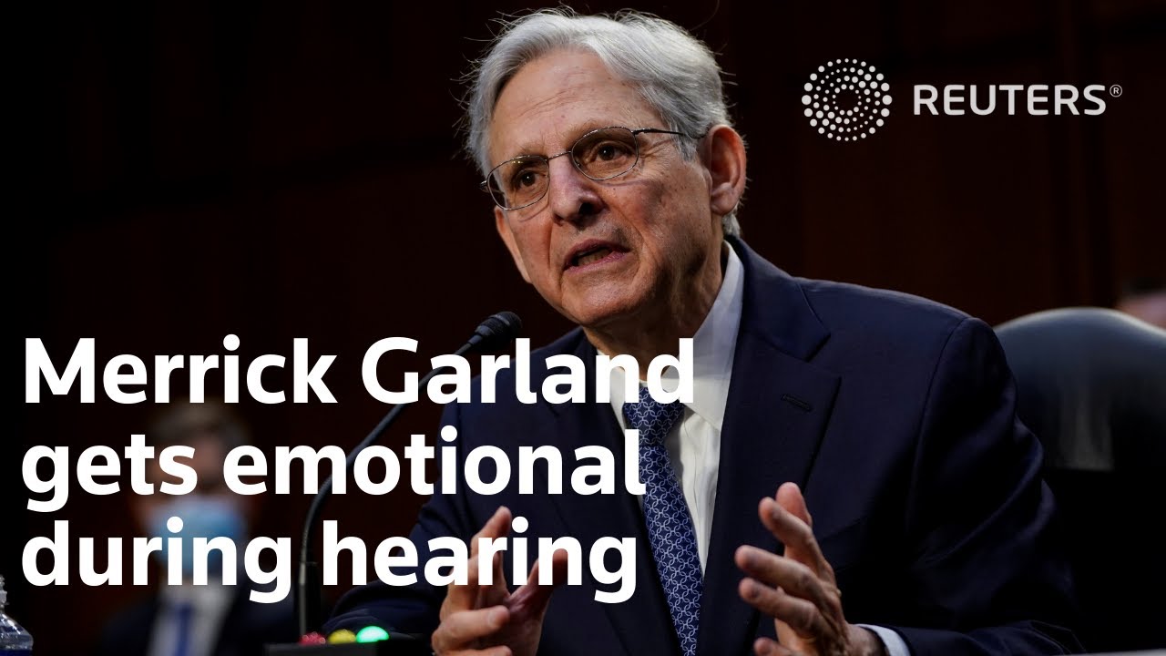 Merrick Garland gets emotional during hearing