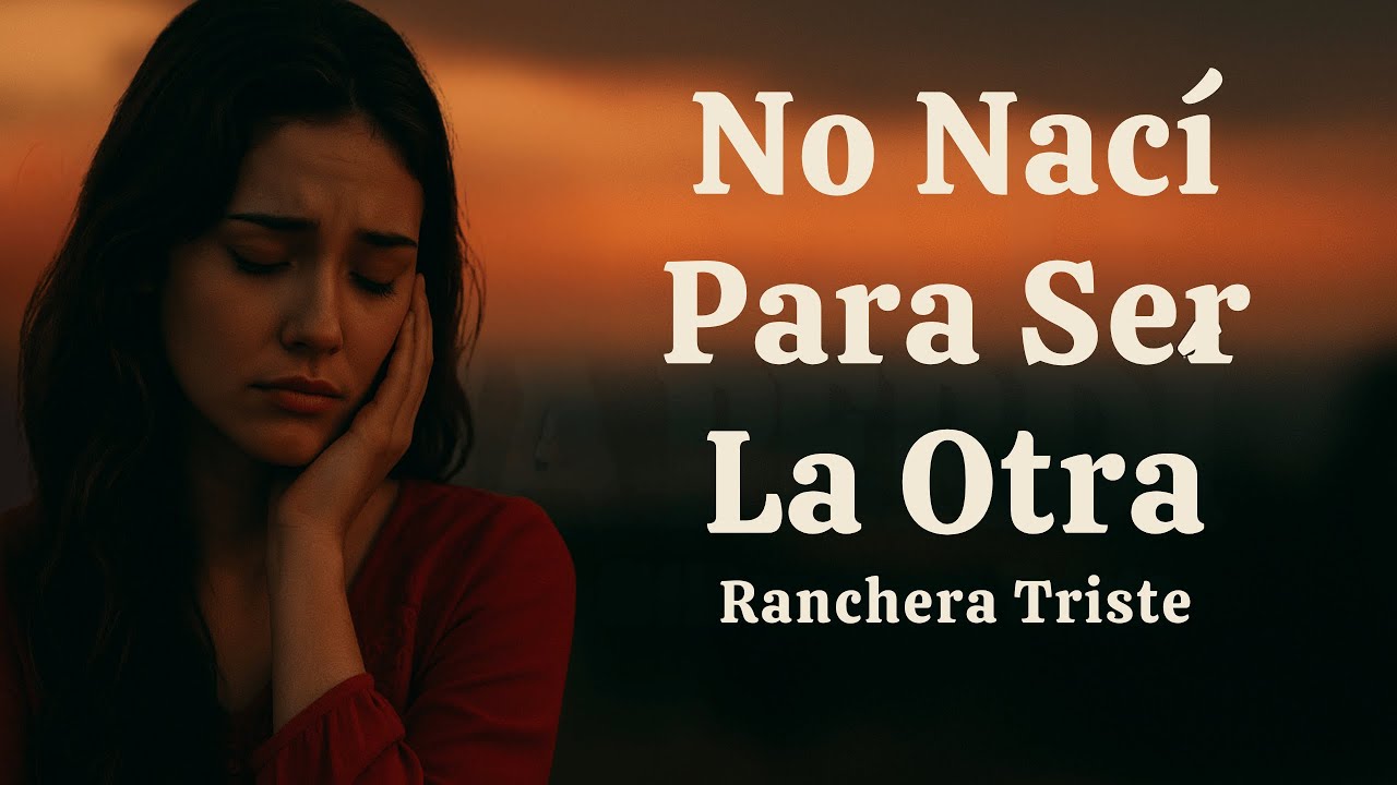 NO NACÍ PARA SER LA OTRA – Ranchera Triste | Música de Corazón Roto