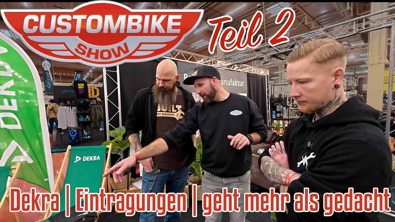 Custombike Show 2025 – Teil 2 | Gespräch mit Manuel Brückner über Umbauten & Eintragungen
