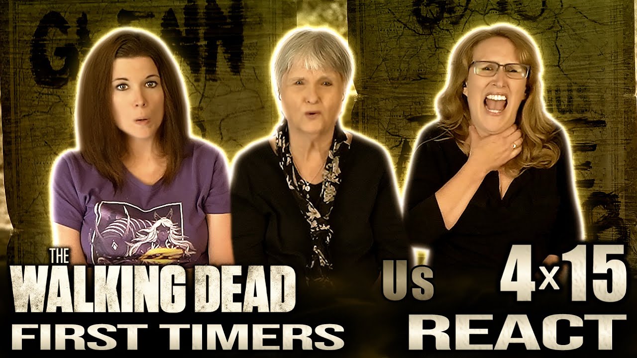 😲😱😵The Walking Dead 4x15 REACTION!! Us - FIRST TIMERS REACT 📺🎬