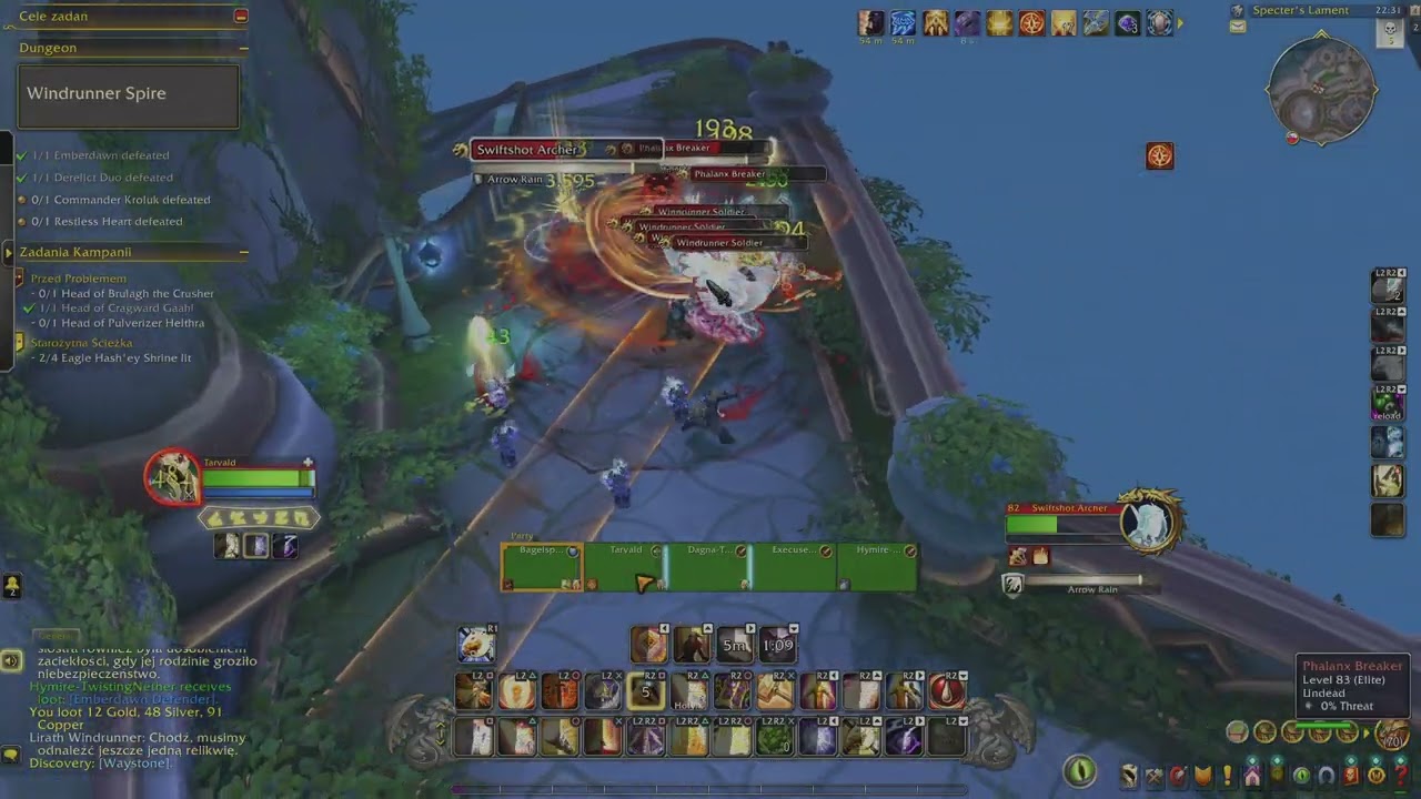 World of Warcraft DualSense 5 Edge Holly Healing Dungeon on 55