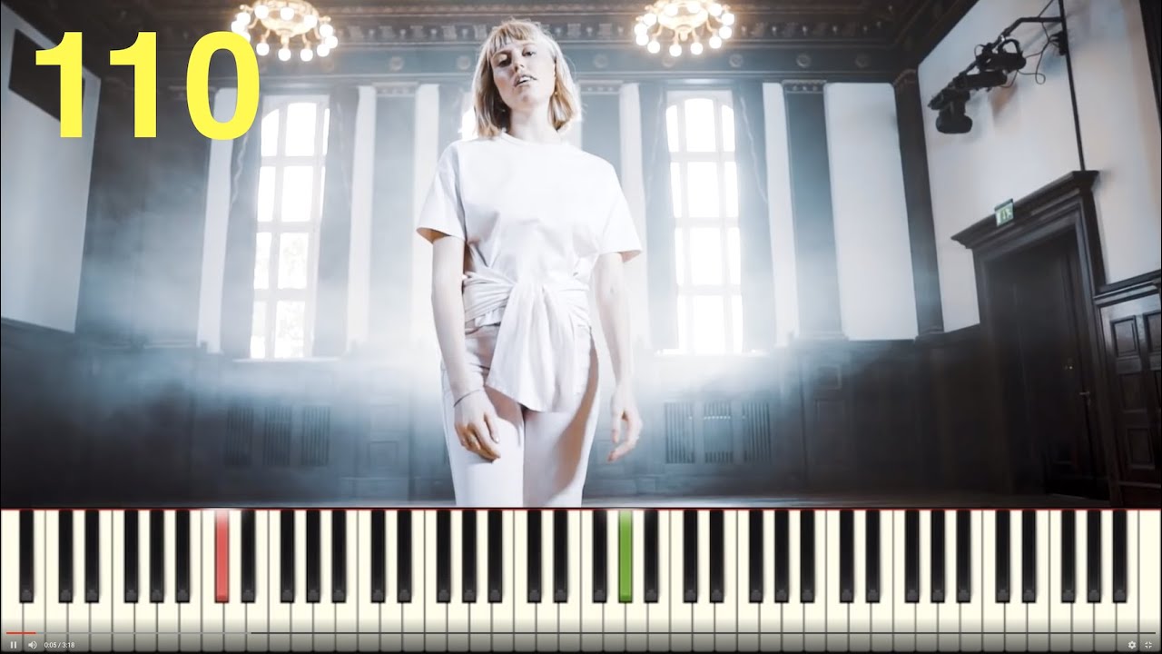 110 Lea, Capital Bra & Samra Piano Tutorial Instrumental Cover