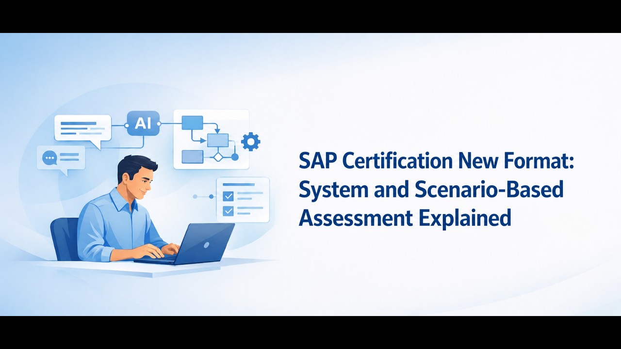 New SAP Certification 2026 | Scenario and System Based SAP Certification Exam | Book SAP Exam