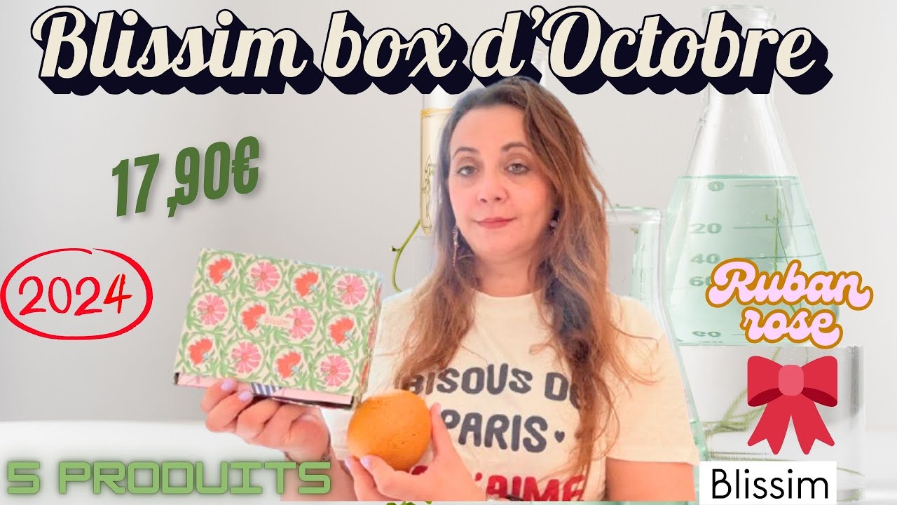 BLISSIM BOX DU MOIS D’OCTOBRE 2024🎀- beauté et action pour une association caritative.