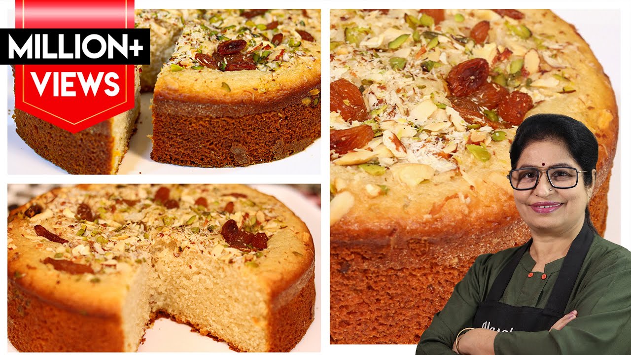 दुनिया का सबसे आसान आटा केक | रुई जितना सॉफ्ट केक | Eggless Cake Without Oven | Spongy Atta Cake