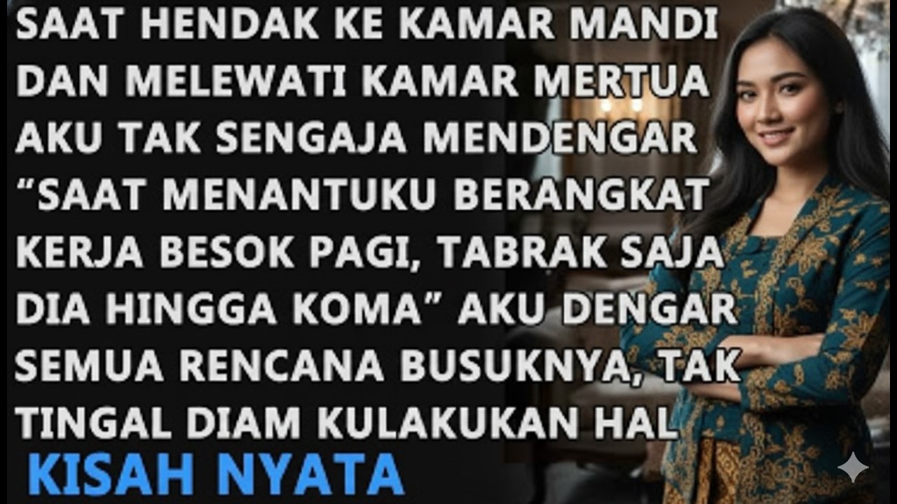 SAAT HENDAK KEKAMAR MANDI MELEWATI KAMAR MERTUA AKU MENDENGARNYA SEDANG TELPONAN DAN INGIN CELAKAIKU