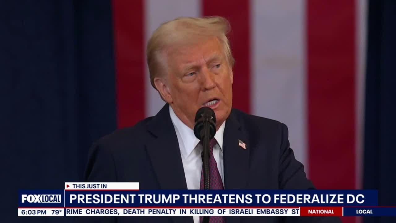 Трамп обрушился с критикой на преступность в Вашингтоне после того, как сотрудника DOGE по прозви...