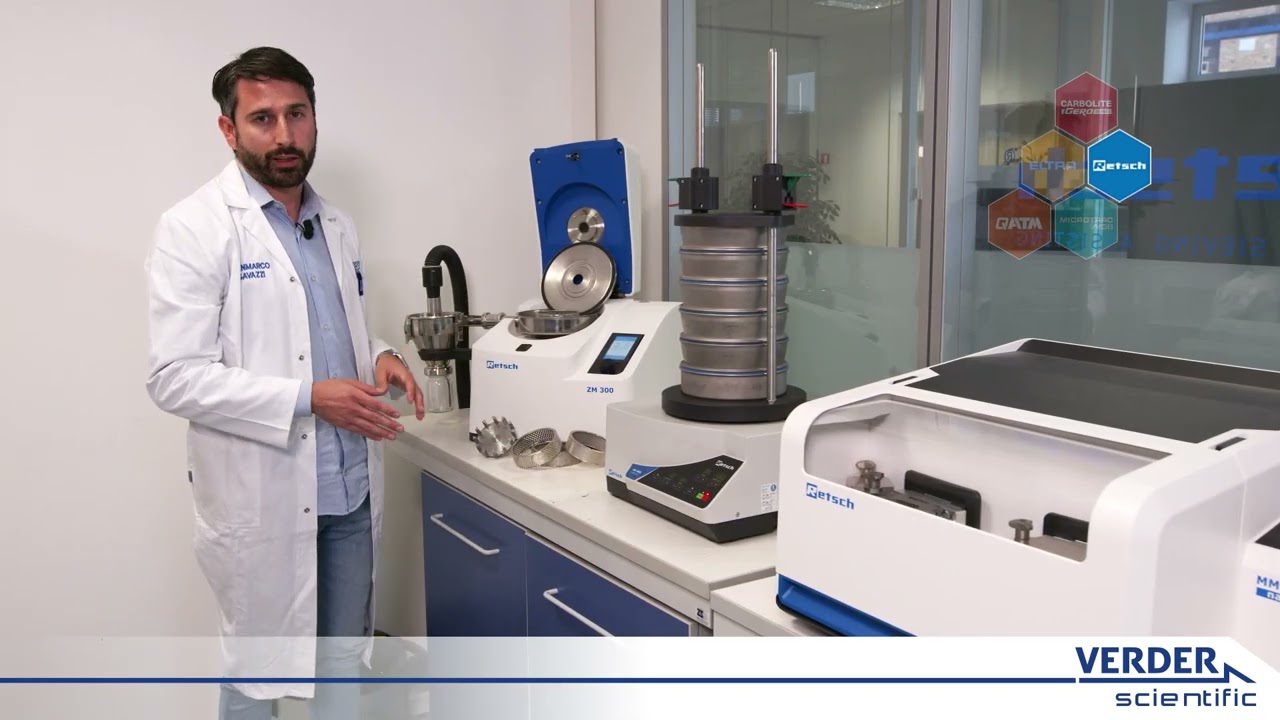 Mulino Ultra Centrifugo ZM 300 Retsch - Ciclone di aspirazione e vantaggi