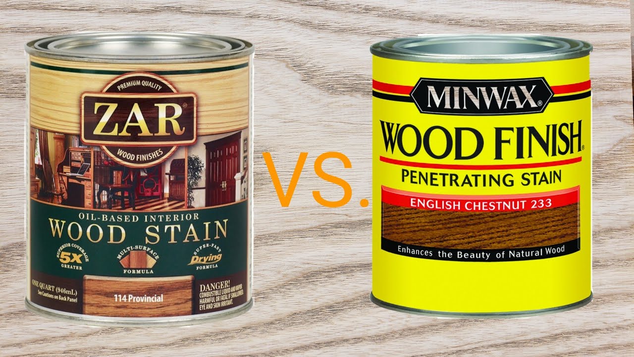 STAINING SAP ASH DEMO | ZAR PROVINCIAL & MINWAX ENGLISH CHESTNUT COMPARISON