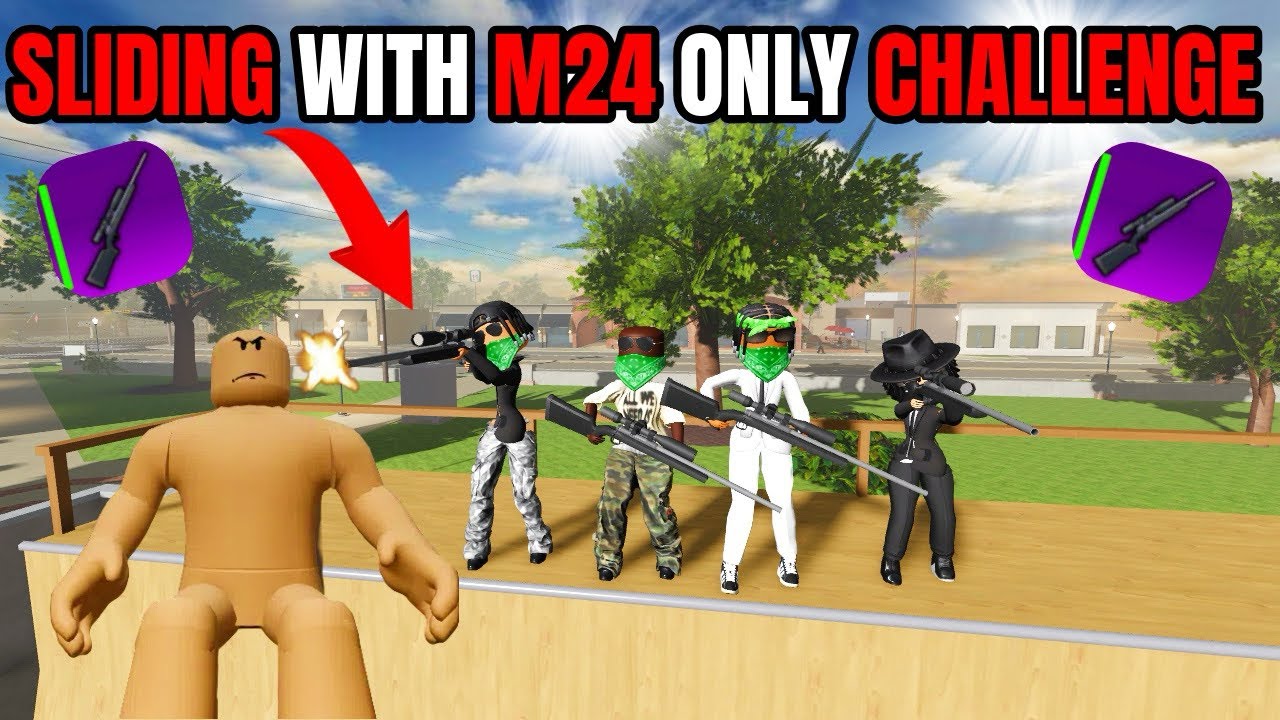 M24 ONLY CHALLENGE PLAYING BLOCKSPIN ROBLOX
