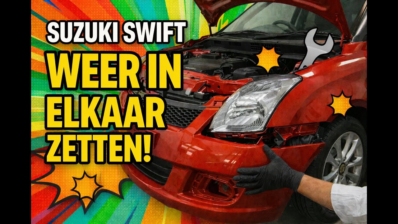 Suzuki Swift Weer in Elkaar Zetten 🔧 | Auto Project Afmaken