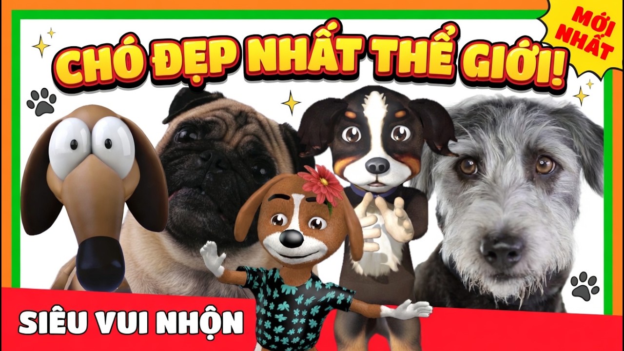 🐶🎉 LỄ HỘI CÚN CƯNG TOÀN THẾ GIỚI – Nhạc Thiếu Nhi Siêu Vui Nhộn | NGHE LÀ MUỐN NHẢY NGAY! 🌈🐾