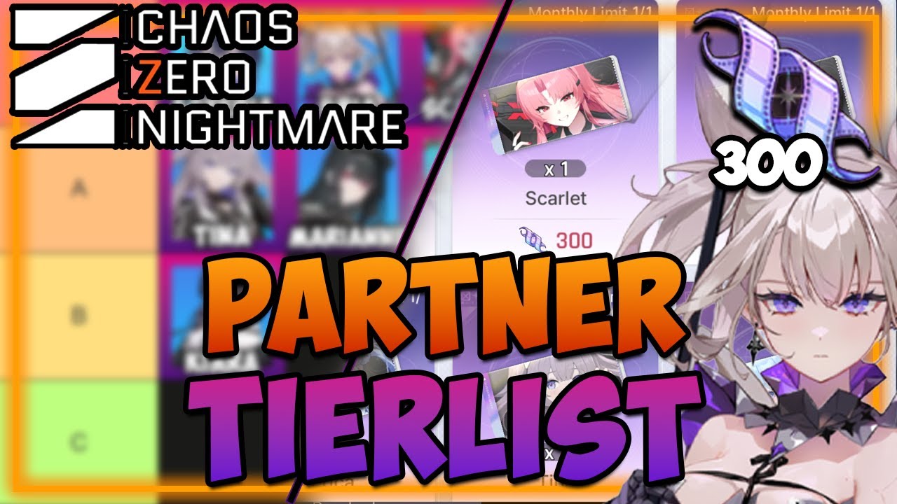 5 STAR Partner Tierlist - WHO to get FIRST | Chaos Zero Nightmare