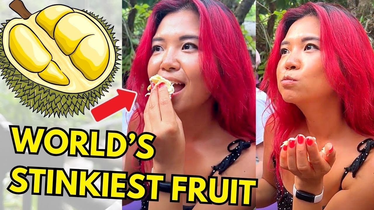 What I Ate in THAILAND as a VEGAN 🇹🇭 Trying DURIAN (World's Stinkiest Fruit)