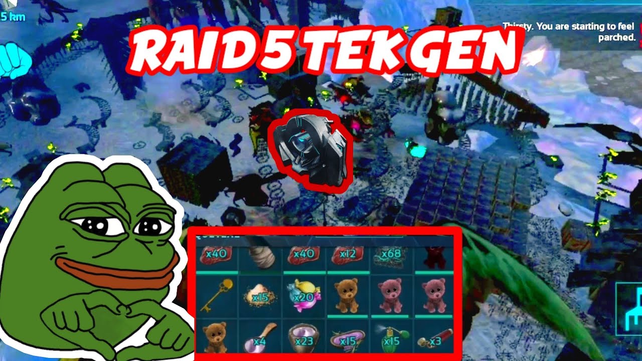 ARK PVP OP LOOT_ أرك سرفايفل أغنى ترايب واجهته