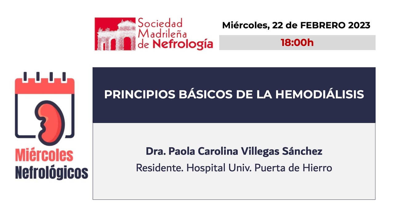 Miércoles Nefrológicos (22/02/2023) Hemodiálisis