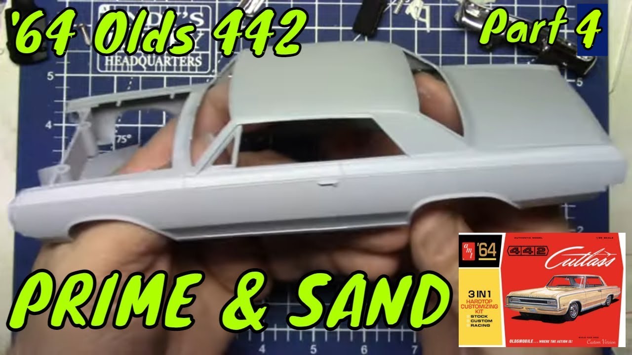 Ep.146 The New AMT 64 Oldsmobile 442 1/25th Scale Model Car build Part 4