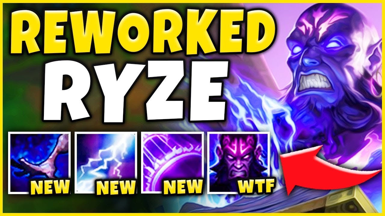 WTF! RIOT REWORKED RYZE YET AGAIN?!? NEW S9 RYZE REWORK IS INSANE!! - League of Legends