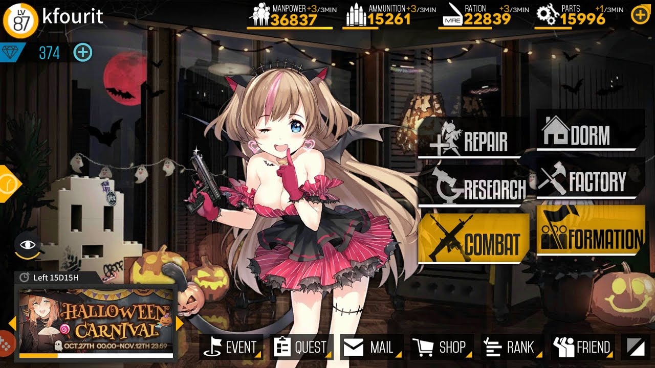 Girls' Frontline - RF HG formations guide