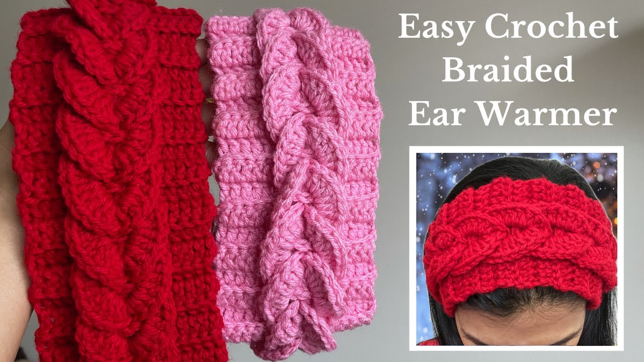 How to Crochet a Braided Ear Warmer | Headband