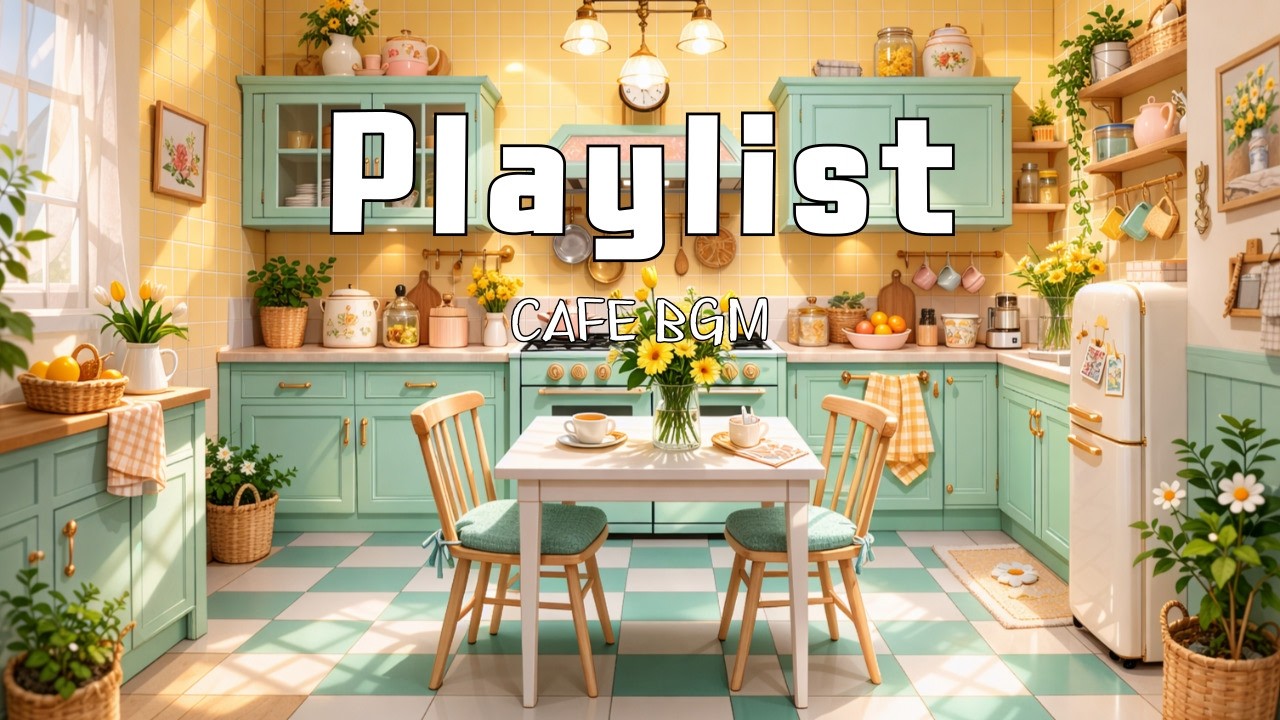 【playlist☕】Весенняя музыка для кафе в начале утра🌿3 часа