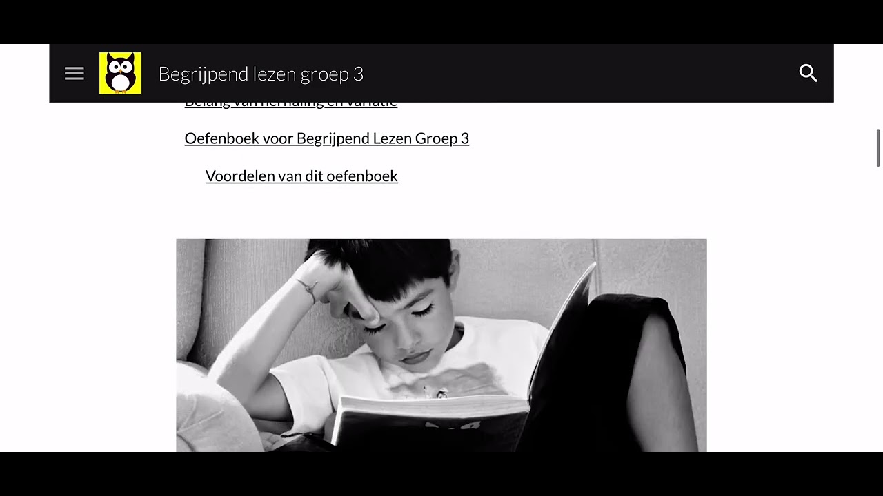 Begrijpend lezen groep 3