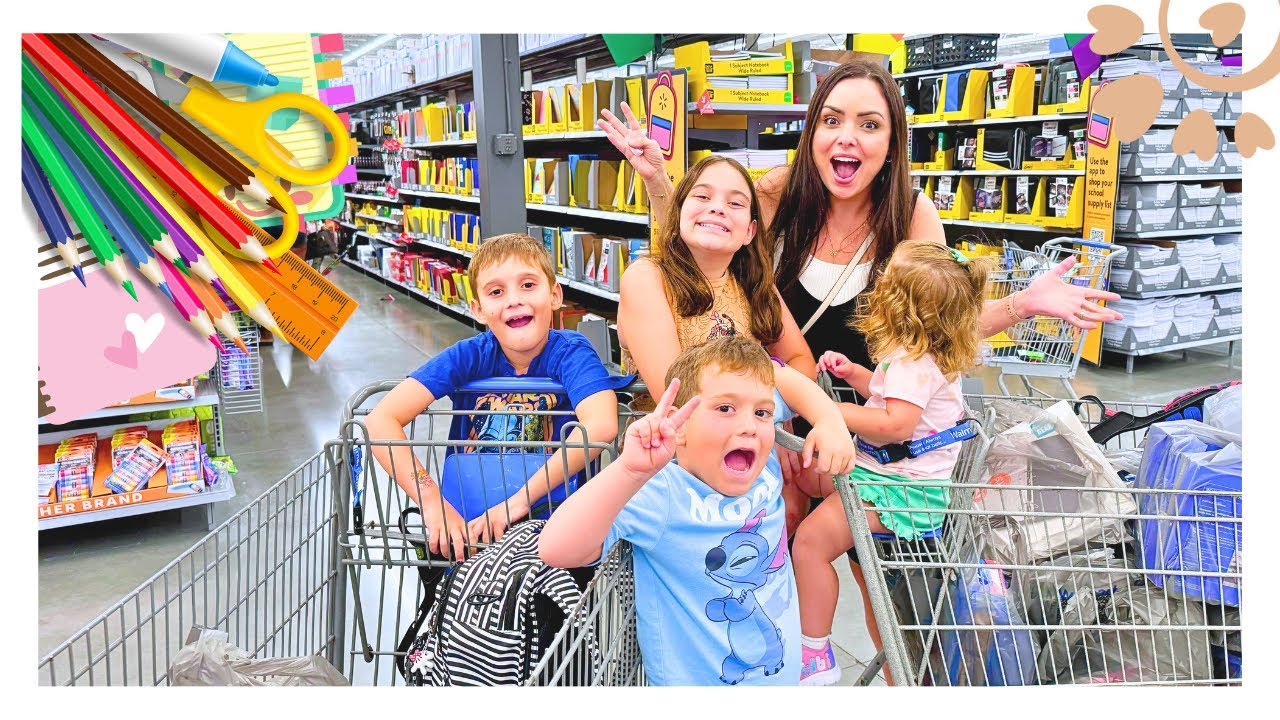 COMPRAS DE MATERIAL ESCOLAR VOLTA ÀS AULAS PARA 3 FILHOS - FLÁVIA CALINA