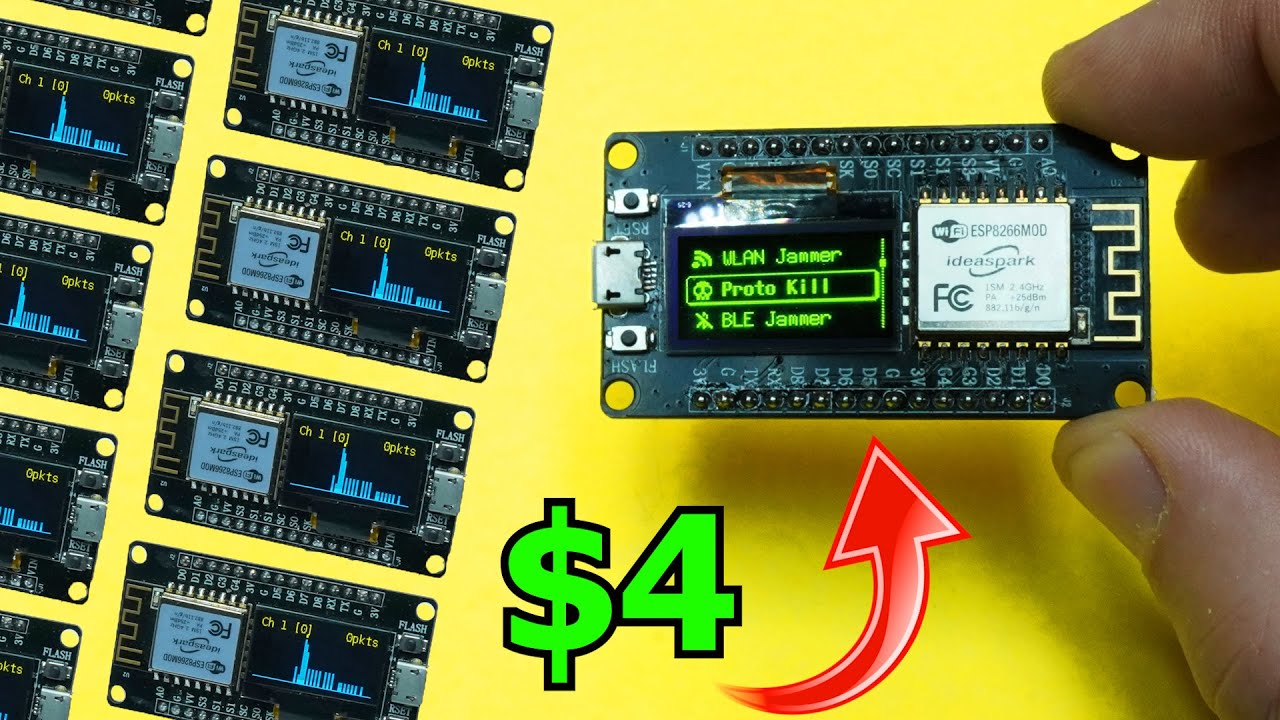 WHY THIS $4 Aliexpress ESP8266  is ILLEGAL TO USE?