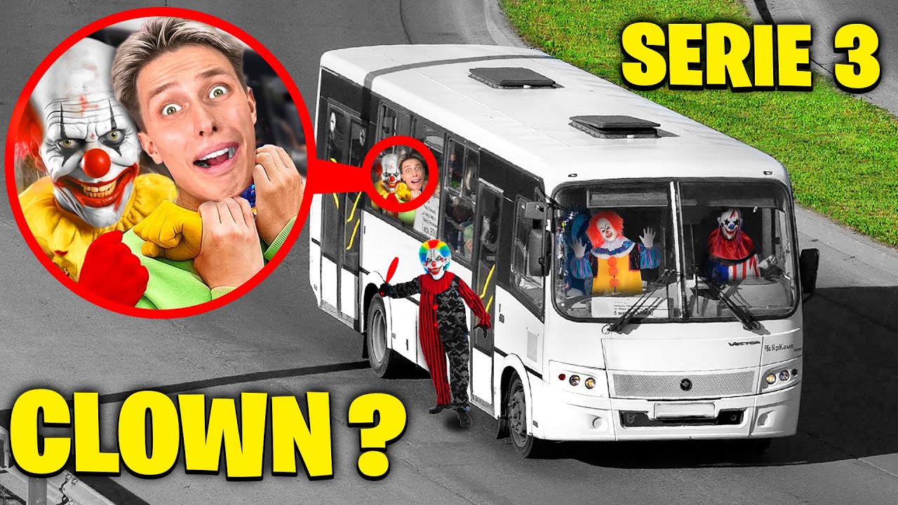 Quando vedete questo scuolabus clown pieno di CLOWN, non passate oltre! Andate via VELOCEMENTE!