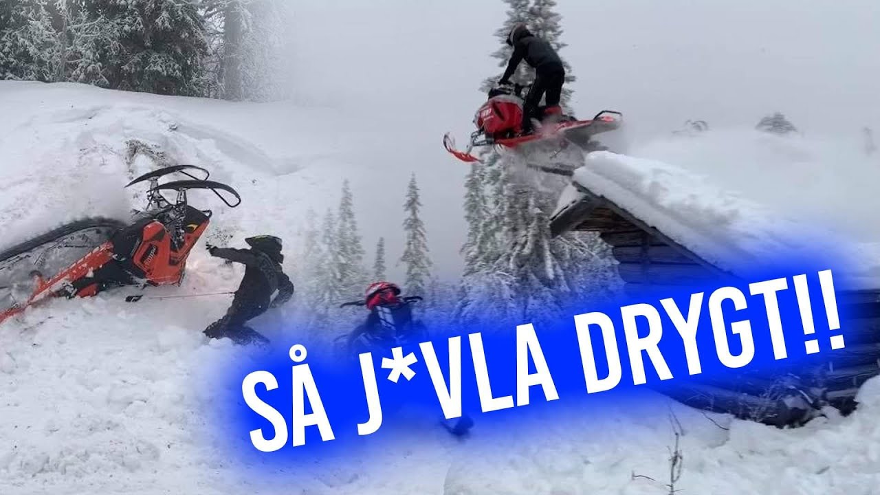 JAG ÄR SÄMST PÅ ATT ÅKA SKOTER I LÖSSNÖ!!