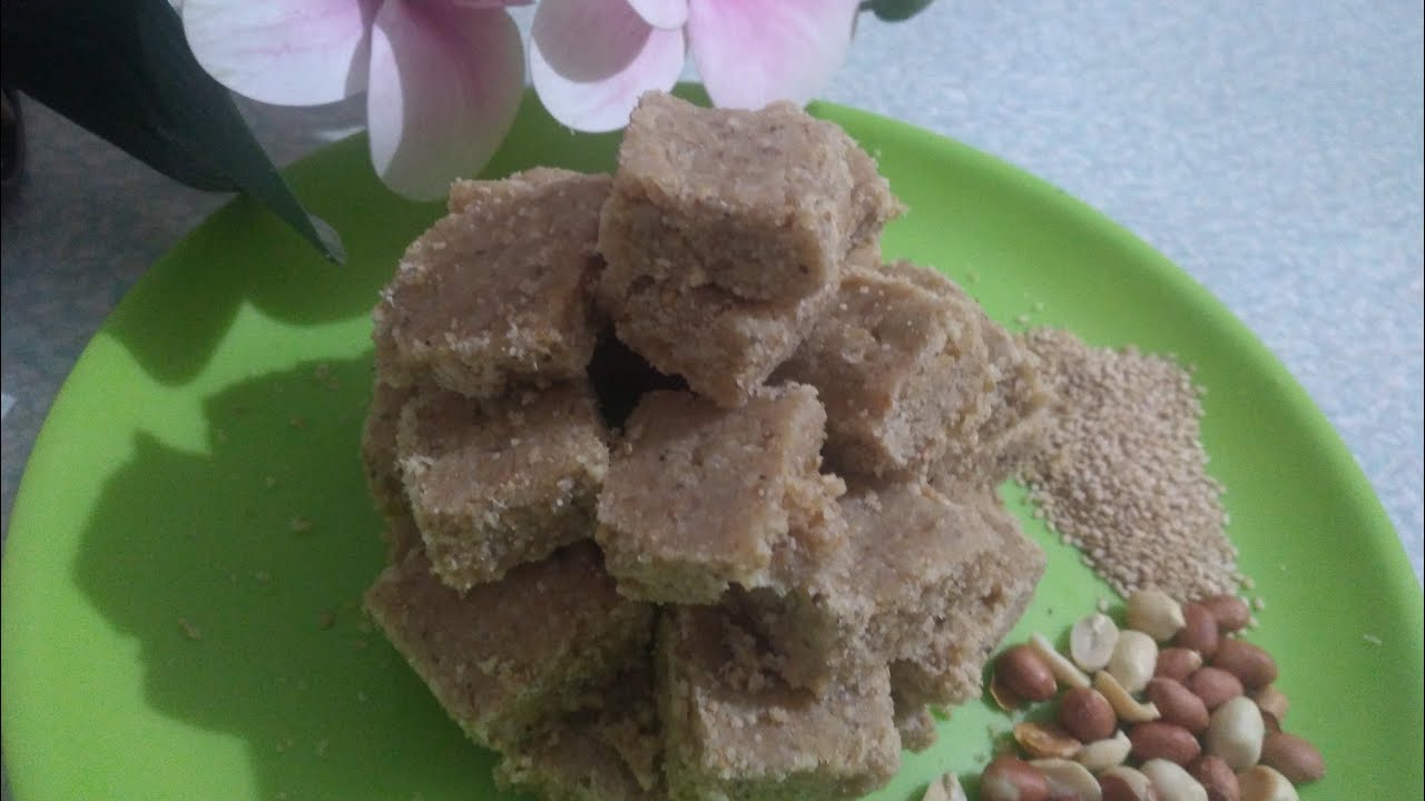 Peanut, Sesame seeds Burfi 