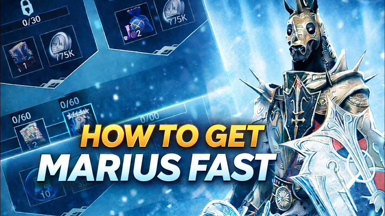 MUST WATCH - TOP TIPS TO GET MARIUS FAST - BEST F2P CHARACTER in RAID Shadow Legends - RSL
