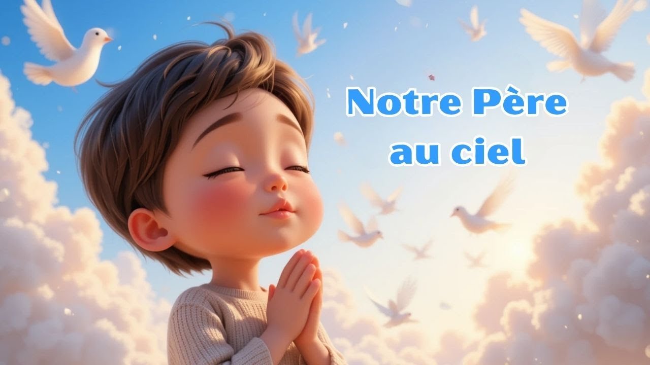 Notre Père au ciel ✝️| Chanson Chrétienne pour Enfants ⛪✨
