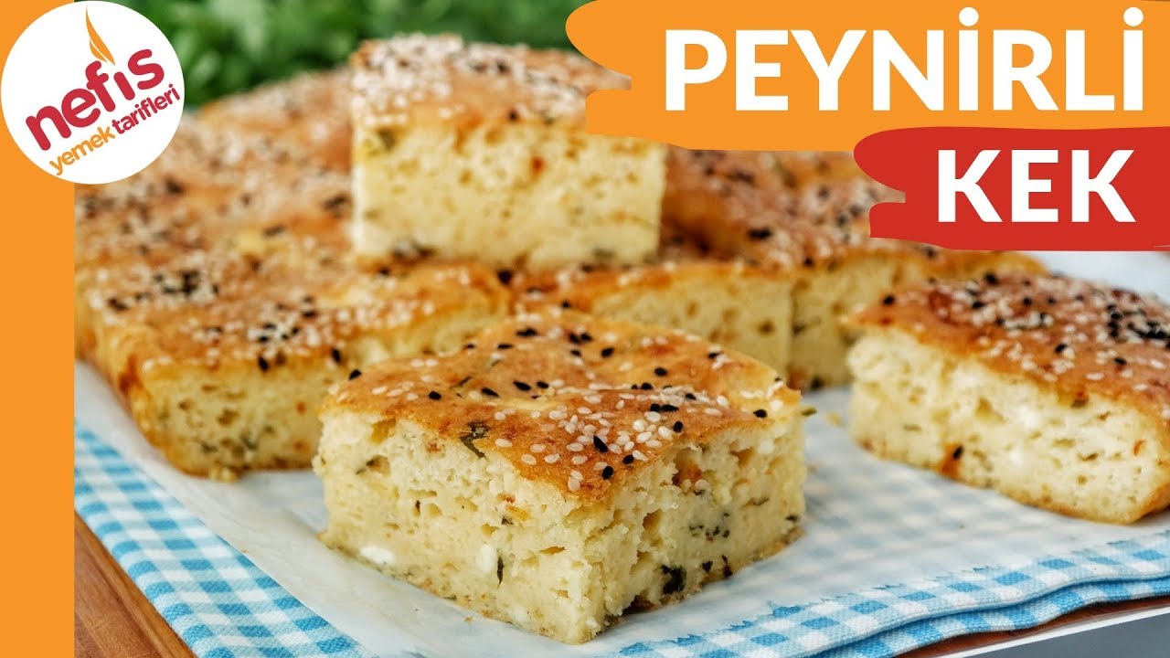 BU KEK &Ccedil;OK BAŞKA 😍 KAHVALTILIK PEYNİRLİ KEK TARİFİ