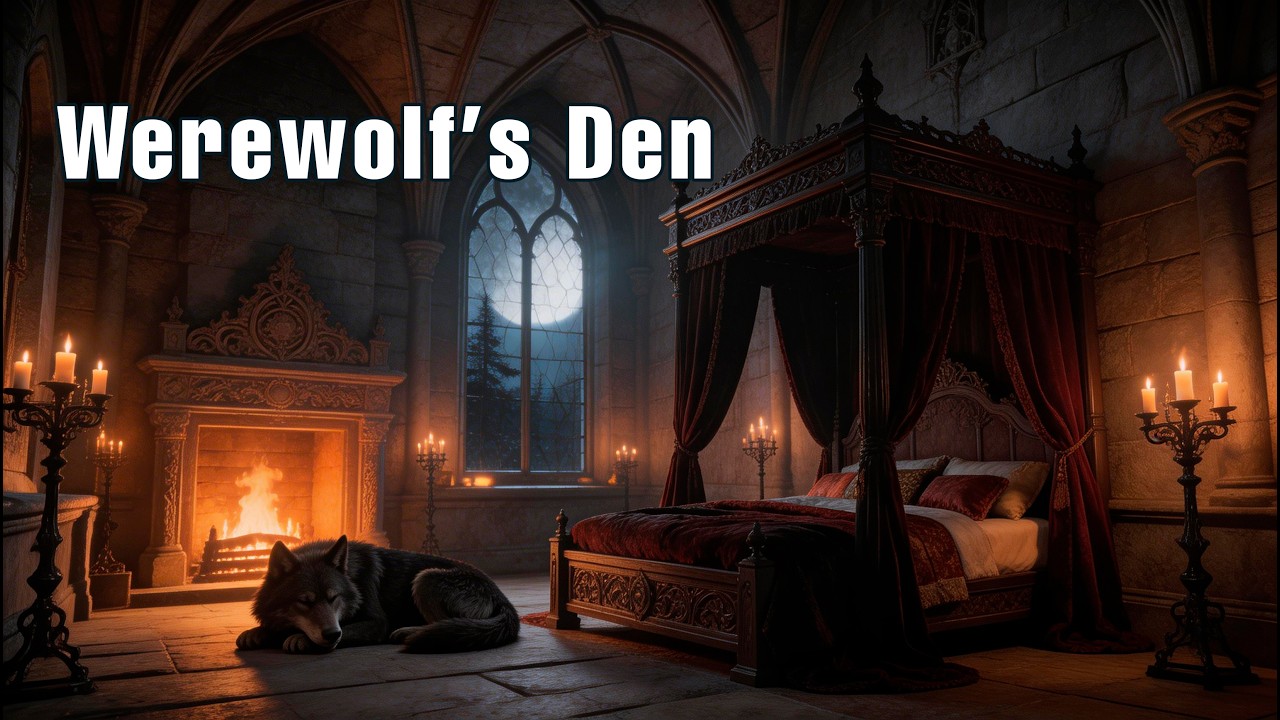 Wolf King Aesthetic for Reading & Writing | Cozy Gothic Ambience 3 hours