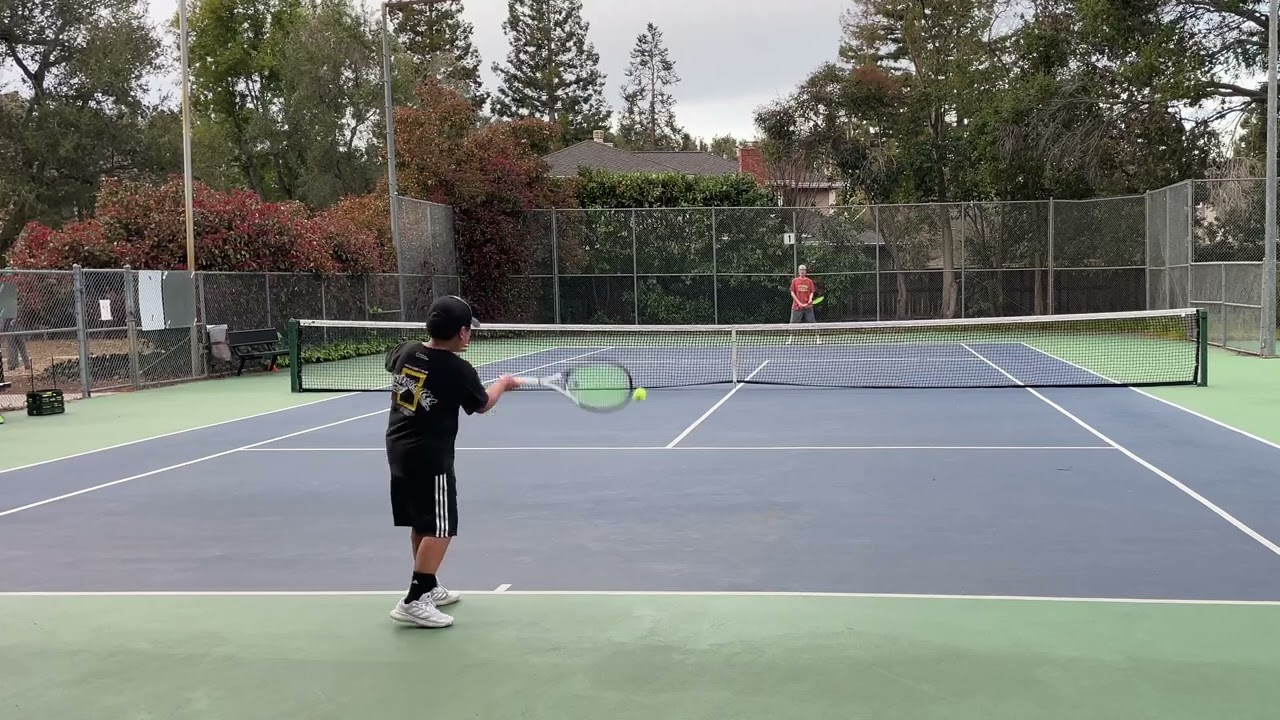 85. 짧은 게임후 마무리 랠리, short game and rally