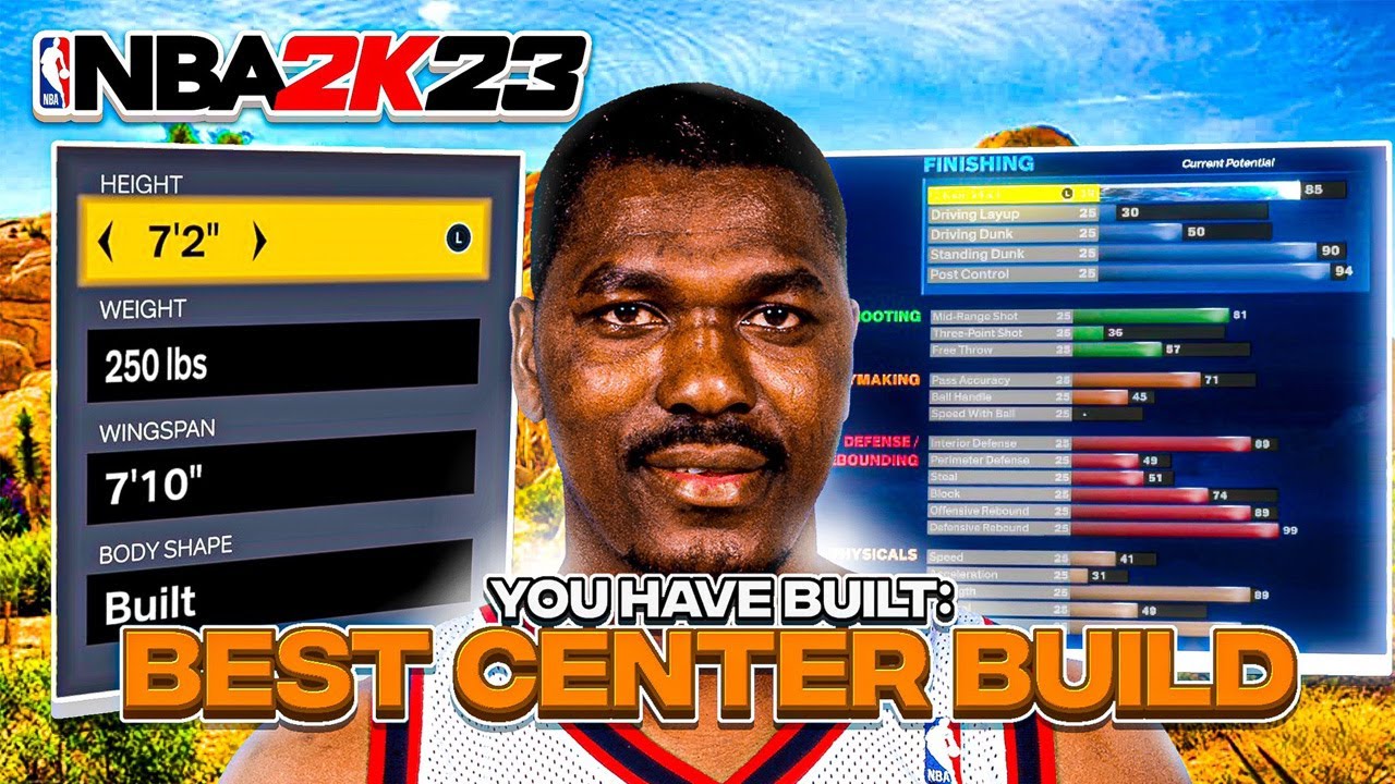 THE BEST CENTER BUILD IN NBA 2K23!