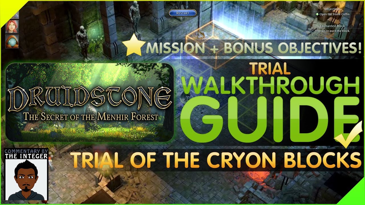 Druidstone Trial Walkthrough Guide [Trial of the Cryon Blocks 100%]