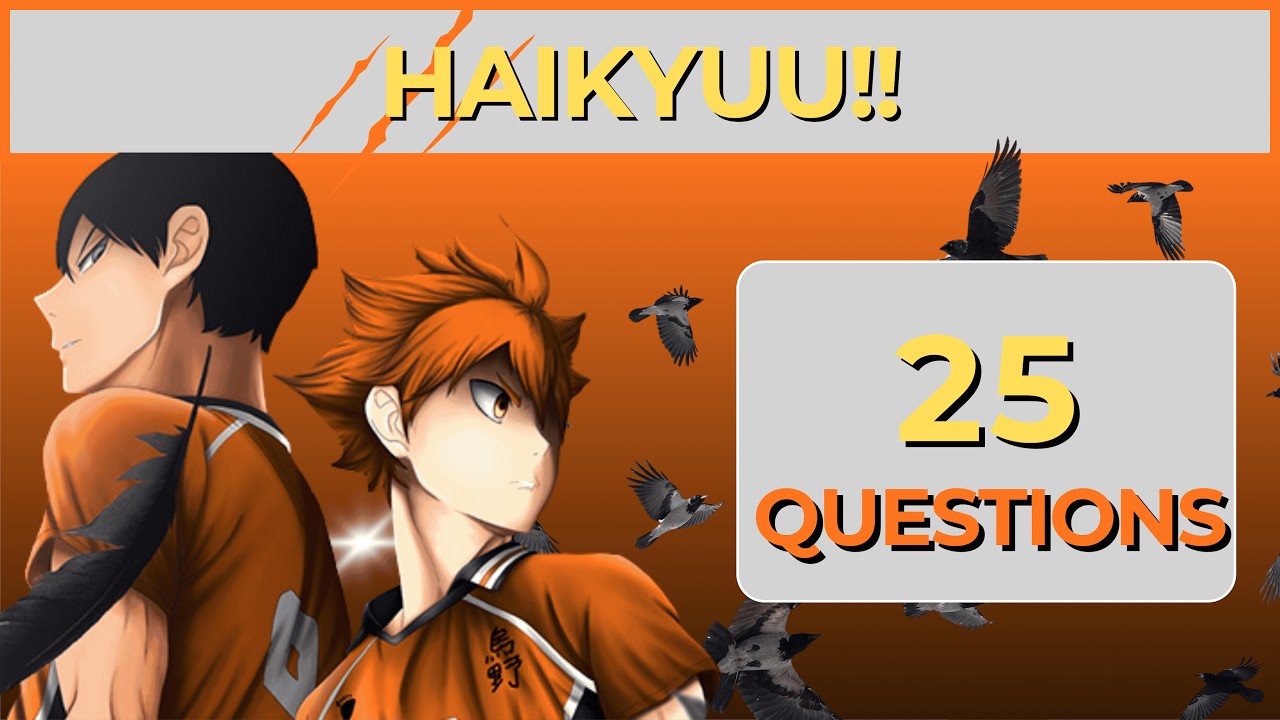 Haikyuu!! Quiz 🏐 | How Much Do You Know About 